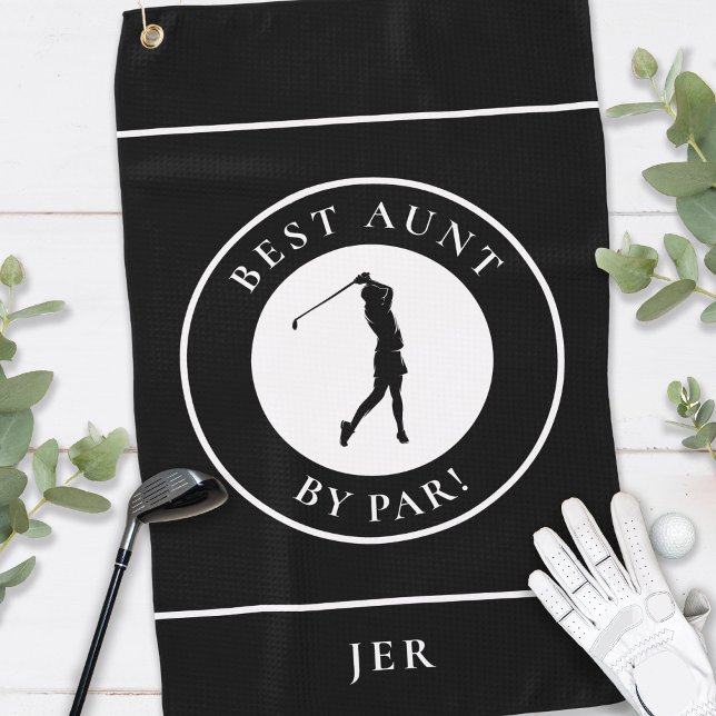 Golfer Monogram Sports Pro Golfhandtuch (Von Creator hochgeladen)