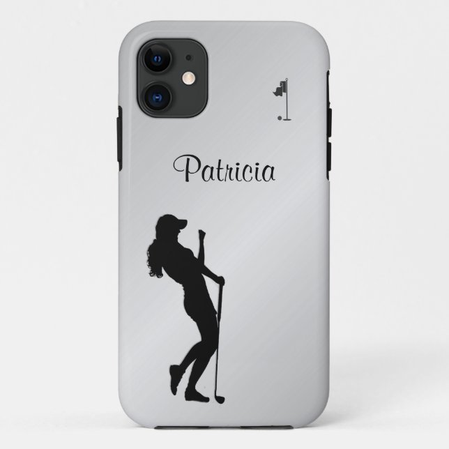 Golfer Personal Case-Mate iPhone Hülle (Rückseite)