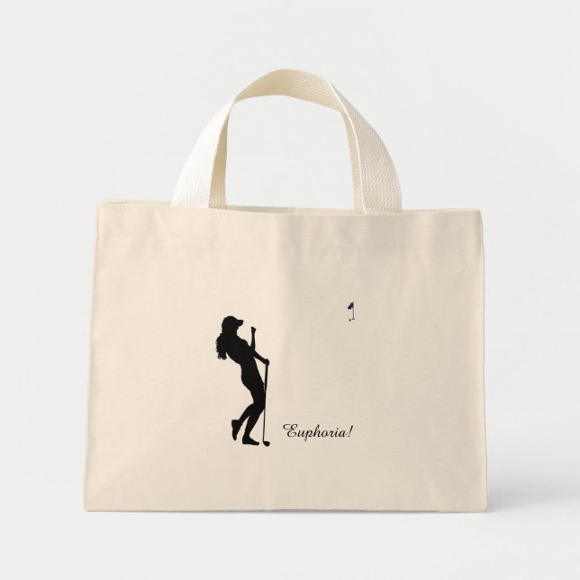 Golfer Personal Mini Stoffbeutel (Vorne)