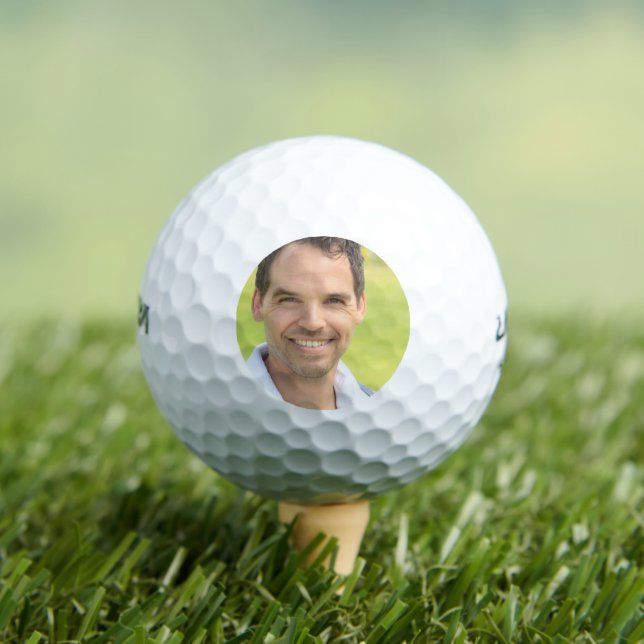 Golfer Personalisiertes Foto Golfball (Insitu T-Shirt)