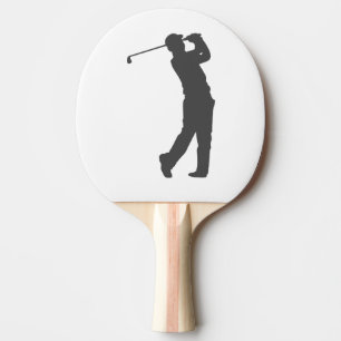 Golfer-Player-Silhouette Tischtennis Schläger
