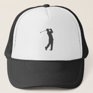 Golfer-Player-Silhouette Truckerkappe