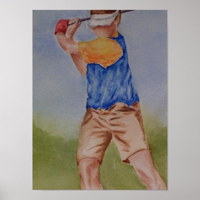 Golfer Poster (Vorne)