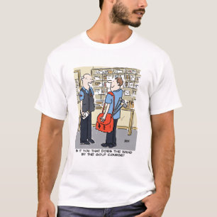 Golfer Postman Lieben Golf Cartoon T-Shirt