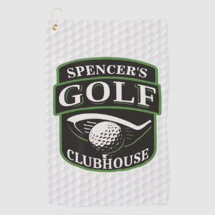Golfer Pro Golf Player Club Clubhaus Personalisier Golfhandtuch