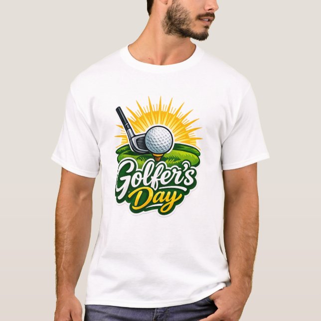 Golfer’s Day – Funny Golf Lover T-Shirt (Vorderseite)