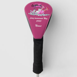 Golfer Schuhe mit hoher Ferse in rosa Thema Golf Headcover