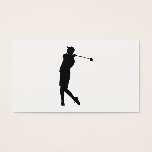 Golfer-Silhouette (Vorderseite)
