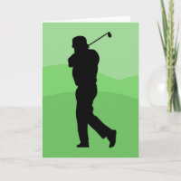 Golfer-Silhouette