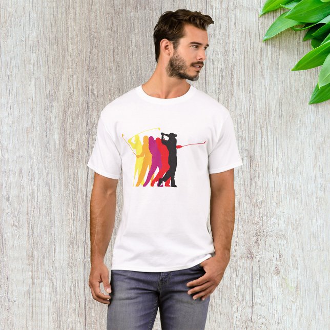 Golfer-Silhouetten T-Shirt (Von Creator hochgeladen)