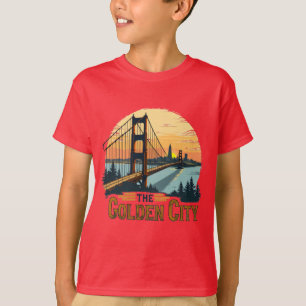 Golfer Sonnenuntergang T-Shirt