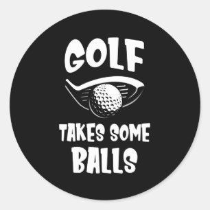Golfer Sprichwort Golf Runder Aufkleber