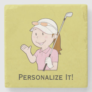 Golfer Steinuntersetzer