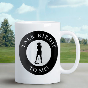 Golfer Talk Birdie To Me Lustiger Humor Cute Schwa Kaffeetasse