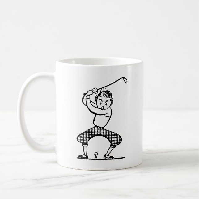 Golfer-Tasse Kaffeetasse (Links)