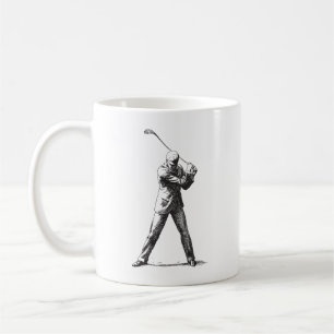 Golfer-Tasse Kaffeetasse
