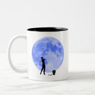 Golfer und ein Blue Moon Inspiration Shoot for The Zweifarbige Tasse