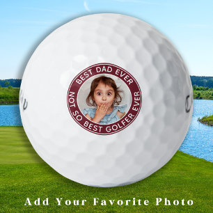 Golfer Vater Funny Personalisiertes Foto Golfball