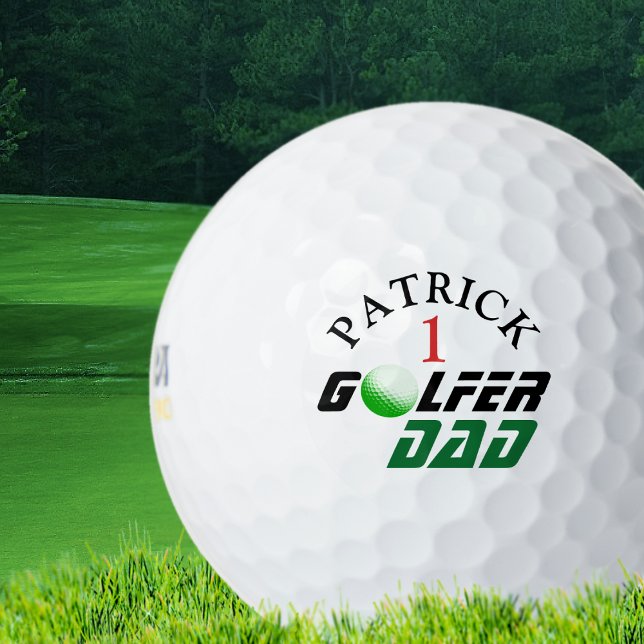 Golfer Vater, Nummer Eins groß Golfball (Von Creator hochgeladen)