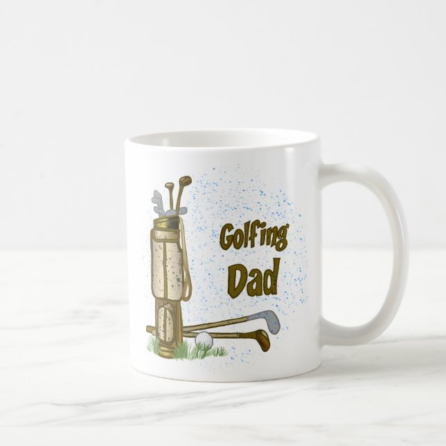 Golfer Vater Tasse (Rechts)
