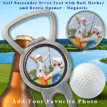 Golfer Vater Vater Tochter Personalisiertes Foto G Pitchgabel<br><div class="desc">Das perfekte Geschenk für den Golfliebhaber in Ihrem Leben - ein modernes und einfaches Werkzeug für den Golfsport, ein Golfmarker und ein Bierflaschenöffner in einem! Dieses magnetische Werkzeug ist das ultimative Zubehör für jeden Golfer und zeichnet sich durch ein elegantes und stilvolles Design aus, das sicher beeindruckt. Dieses Tool kann...</div>