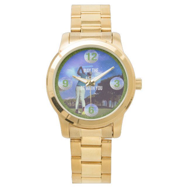 Golfers E-Watch Armbanduhr (Vorderseite)