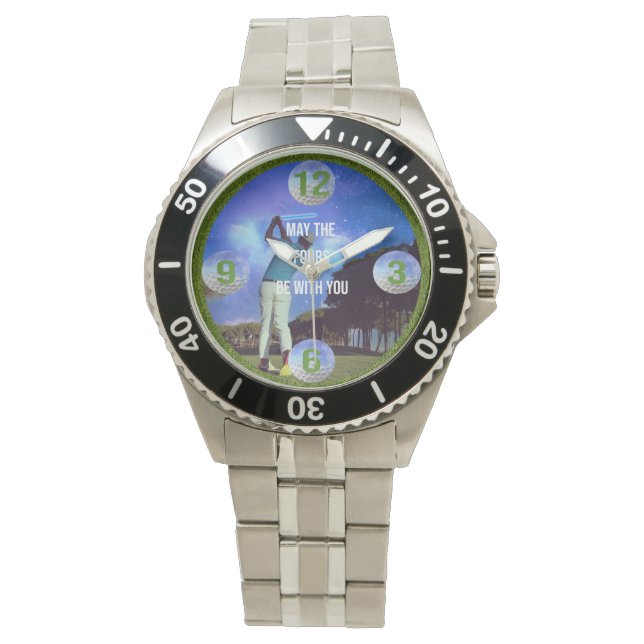 Golfers E-Watch Armbanduhr (Vorderseite)