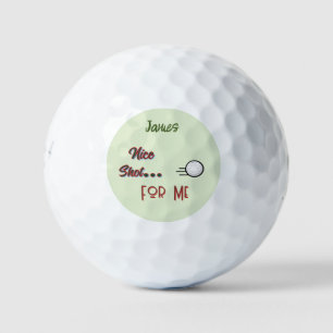 Golfer's Gift -Name/ Initial Golfbälle