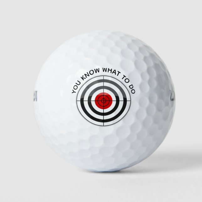 Golfers Golfball (Vorderseite)
