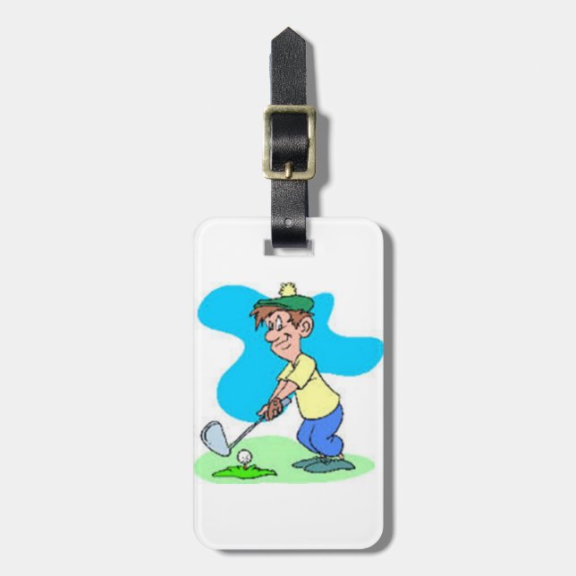 GOLFER'S GOLFER'S GOLFER’S GOLFER’S GEPÄCK, I.D. O GEPÄCKANHÄNGER (Vorderseite vertikal)