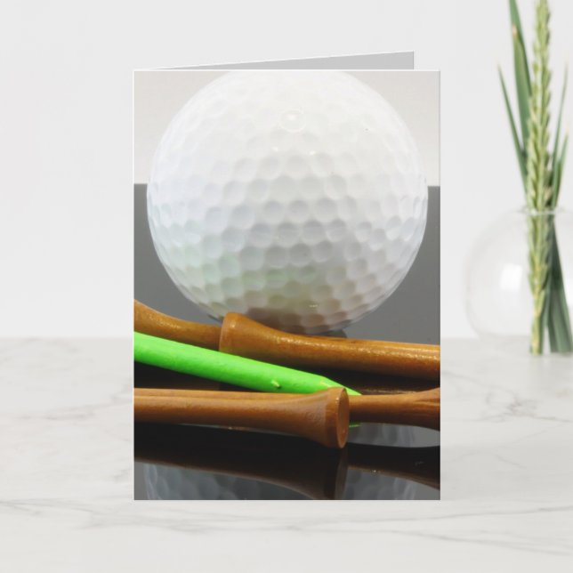 Golfers Karte (Vorderseite)