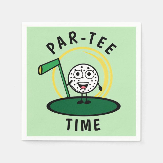 Golfers pro T-Shirt Serviette (Vorderseite)