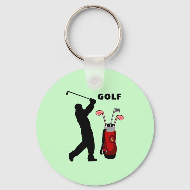 Golfers Schlüsselanhänger (Vorderseite)