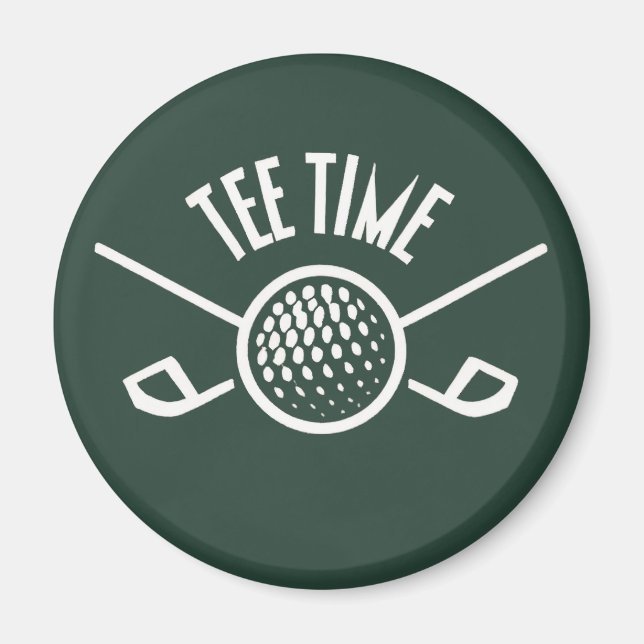 Golfers T-Shirt Time Magnet (Vorne)
