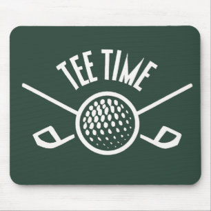 Golfers T-Shirt Time Mousepad