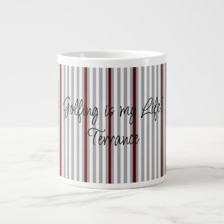 Golfers Tasse, Golf ist mein Leben! Jumbo-Tasse