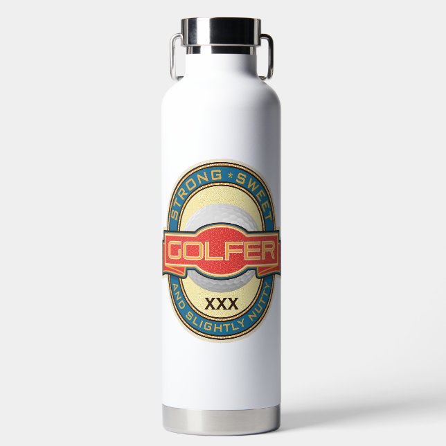 Golfer's Thor Kupfer Vakuum Insulinflasche Trinkflasche (Vorderseite)
