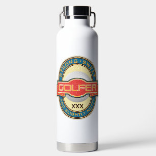Golfer's Thor Kupfer-Vakuumisolierflasche Trinkflasche