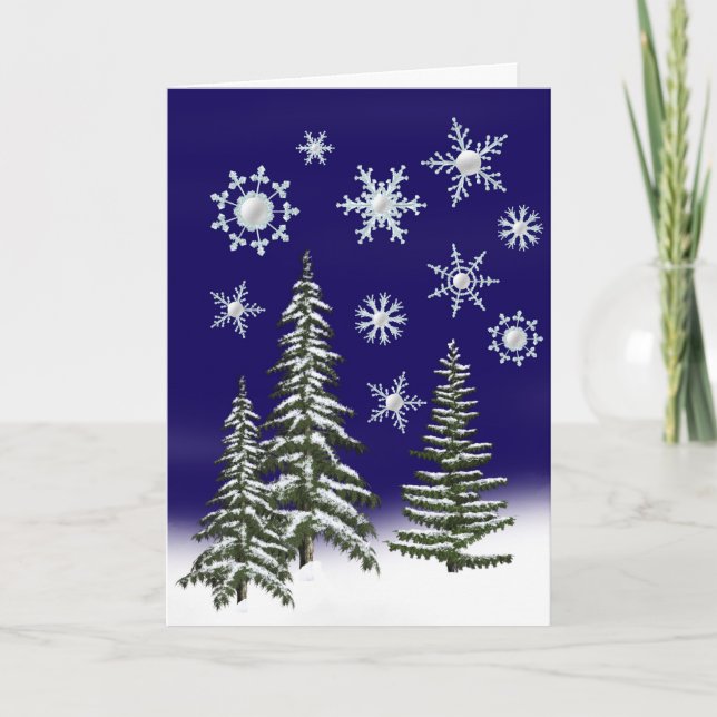 Golfers Weihnachtsmagie Feiertagskarte (Vorderseite)