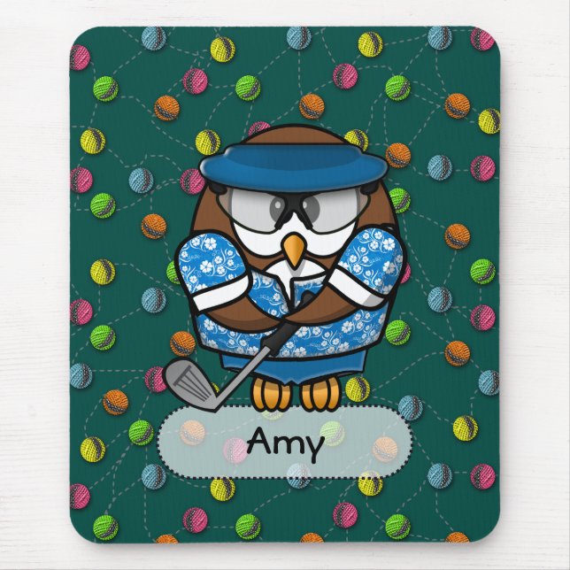Golferuhu Mousepad (Vorne)