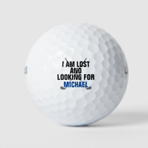 Golfeur Balle Perdue Nom Personnalisé Balle de Gol