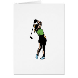 Golfeur de femme