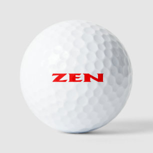 Golffälle mit rotem Zen-Wert 12 k Golfball