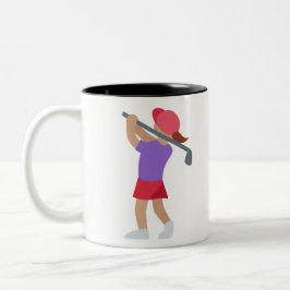 golffemal zweifarbige tasse