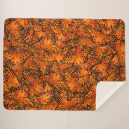 Golffritille oder Passionsschmetterlinge, orange Sherpadecke
