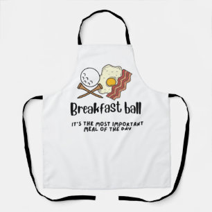 Golffrühstück mit frittiertem Ei für Golfer Schürze