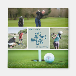 Golfgeschenk für Foto-Magnet Magnet