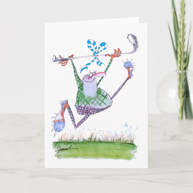 Golfgeschenk, tony fernandes karte (Vorderseite)