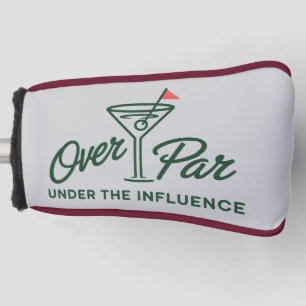Golfgeschenk über Par und unter Einfluss Golf Headcover