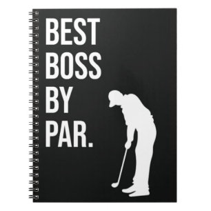 Golfgeschenke für Boss Funny Golfer Bester Boss Pa Notizblock